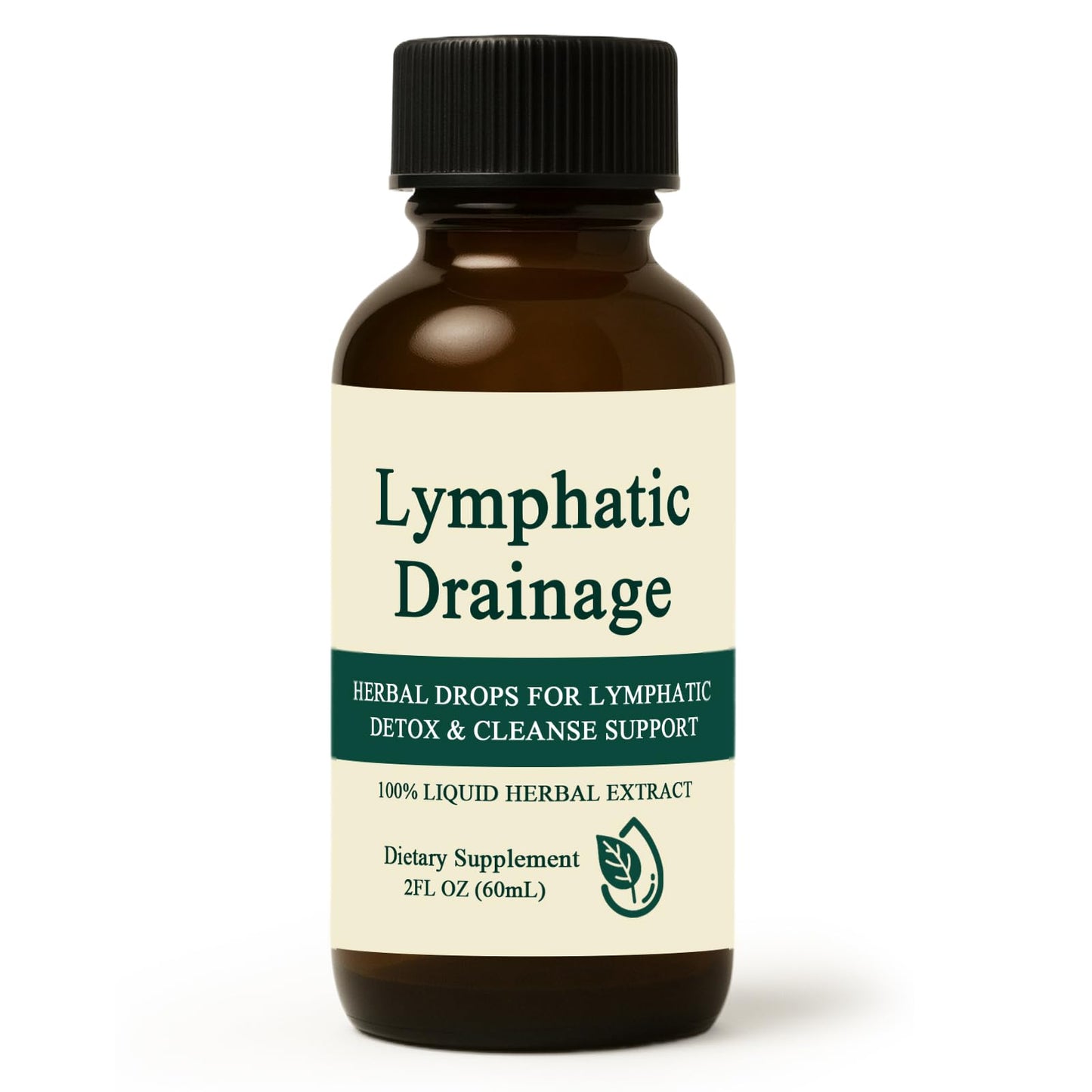 Lymphatic Drainage Drops – Immune Support, Fast-Absorbing, Vegan & Non-GMO | 2 Fl Oz
