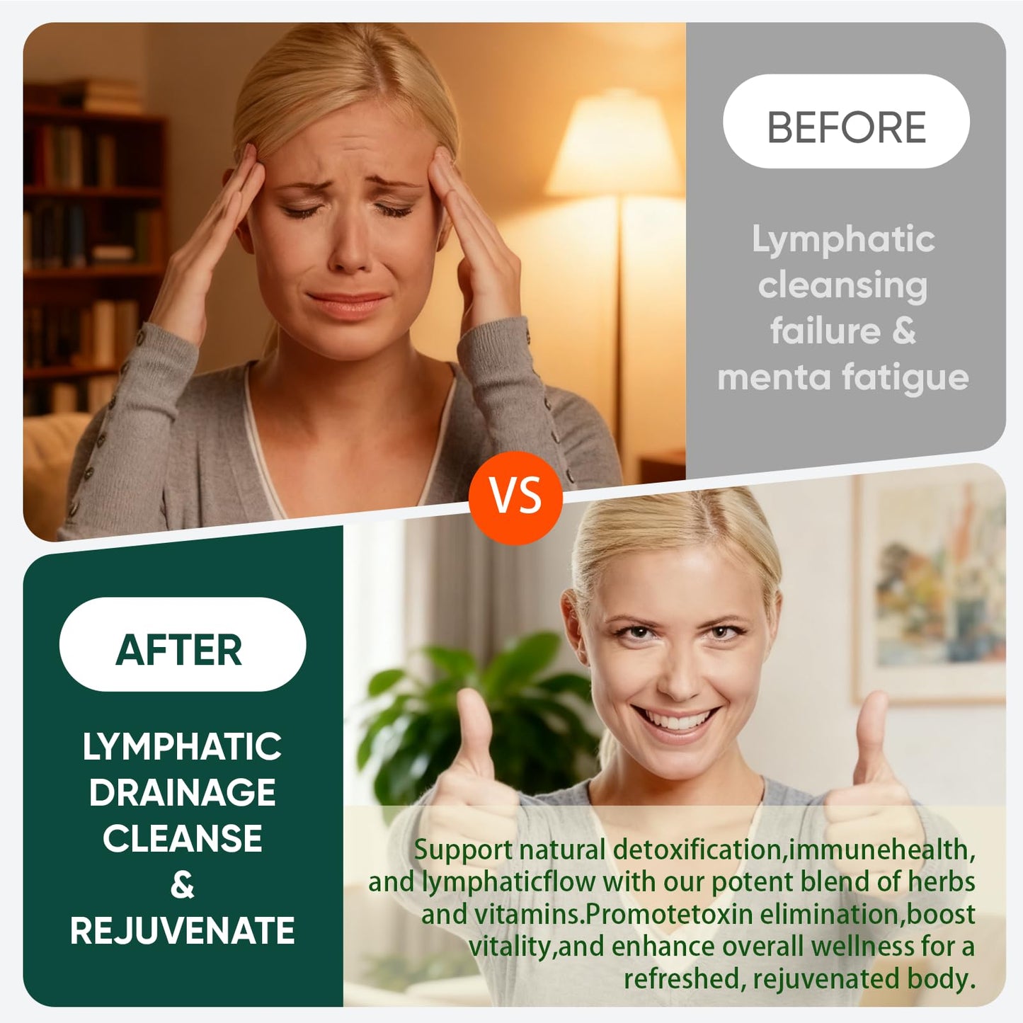 Lymphatic Drainage Drops – Immune Support, Fast-Absorbing, Vegan & Non-GMO | 2 Fl Oz