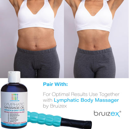 Lymphatic Drainage Massage Oil with Arnica & Castor Oil | Post-Surgery Recovery | Bruizex