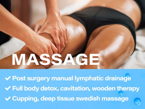 Lymphatic Drainage Massage Oil with Arnica, Collagen & Stem Cells – Post-Surgery Recovery (8.5 oz)