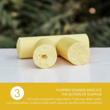 LYNPHA VITALE Sulphur Rods – Natural Sulfur Massage Sticks for Pain Relief
