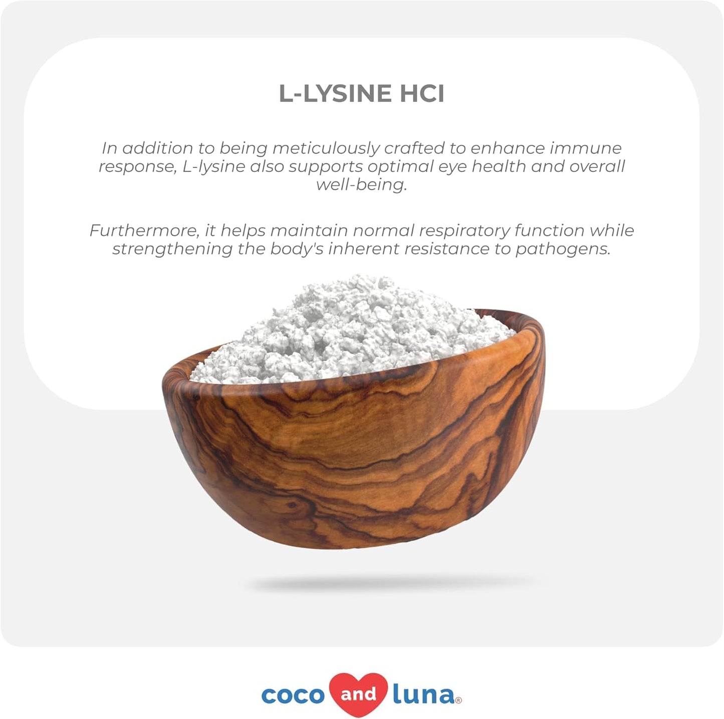 L-Lysine for Cats 900mg per Scoop – Immune, Eye & Respiratory Support