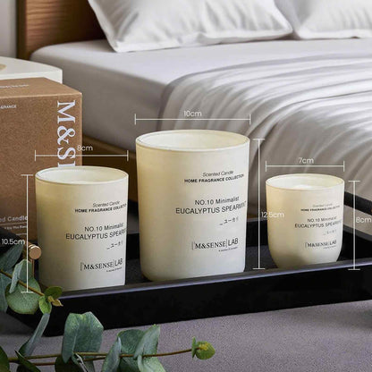 M&SENSE Natural Soy Candle - Eucalyptus Spearmint, 16.6 oz