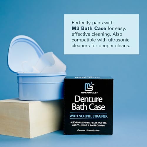 M3 Naturals Retainer Cleanser Tablets – Invisalign Cleaner, Odor & Stain Removal, 120 Tablets