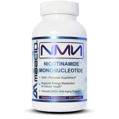 MAAC10 NMN Supplement - 125mg NMN Capsules (30 Count) | NAD+ Booster