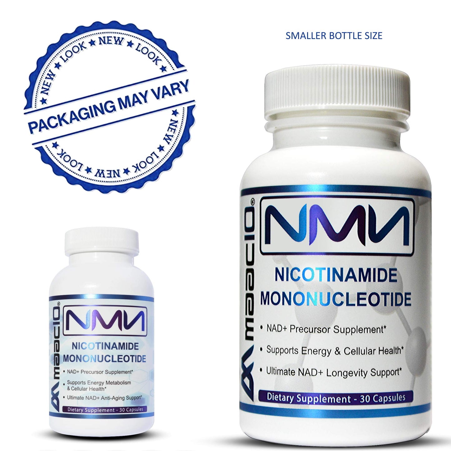 MAAC10 NMN Supplement - 125mg NMN Capsules (30 Count) | NAD+ Booster
