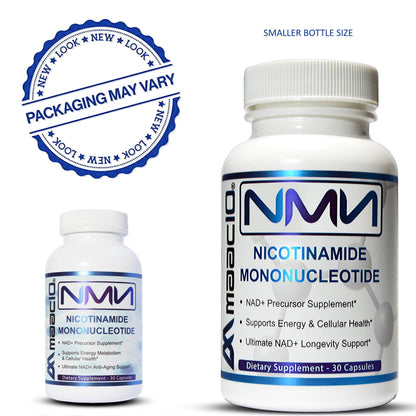 MAAC10 NMN Supplement - 125mg NMN Capsules (30 Count) | NAD+ Booster