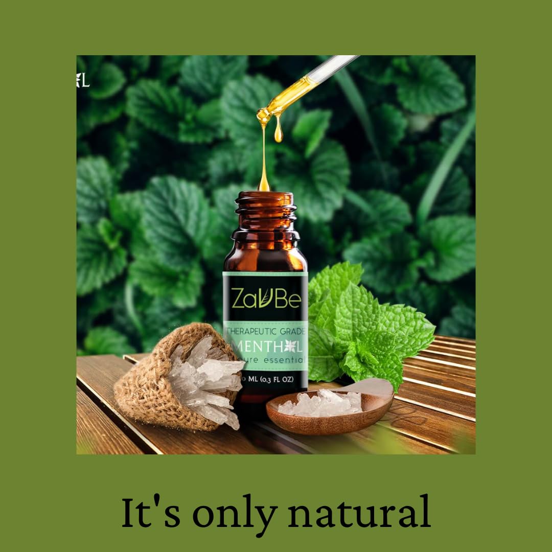 MABUA Menthol Breathe Essential Oil Blend 120 ml | Pure Essential Oil for Diffuser - Therapeutic Grade
