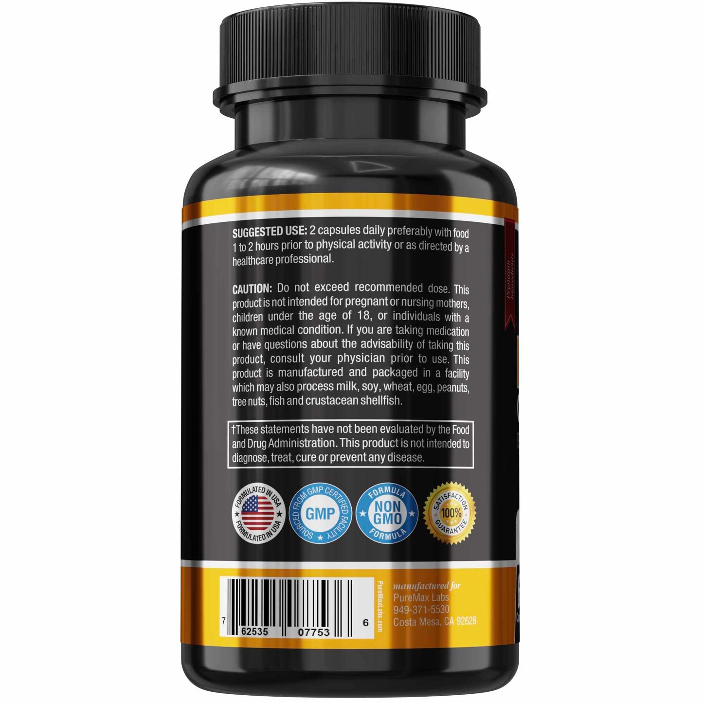 Horny Goat Weed Extra Strength – Maca, L-Arginine & Ginseng | 60 Capsules