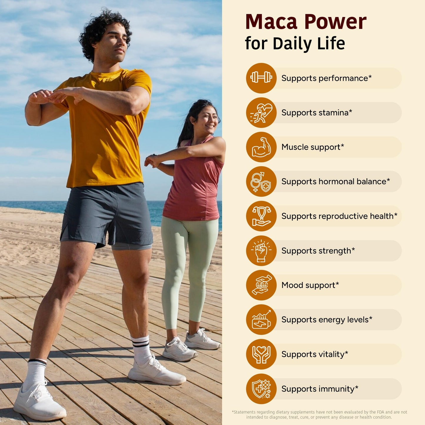 Peruvian Maca Root Capsules 150 ct – Yellow, Red & Black Maca + Black Pepper