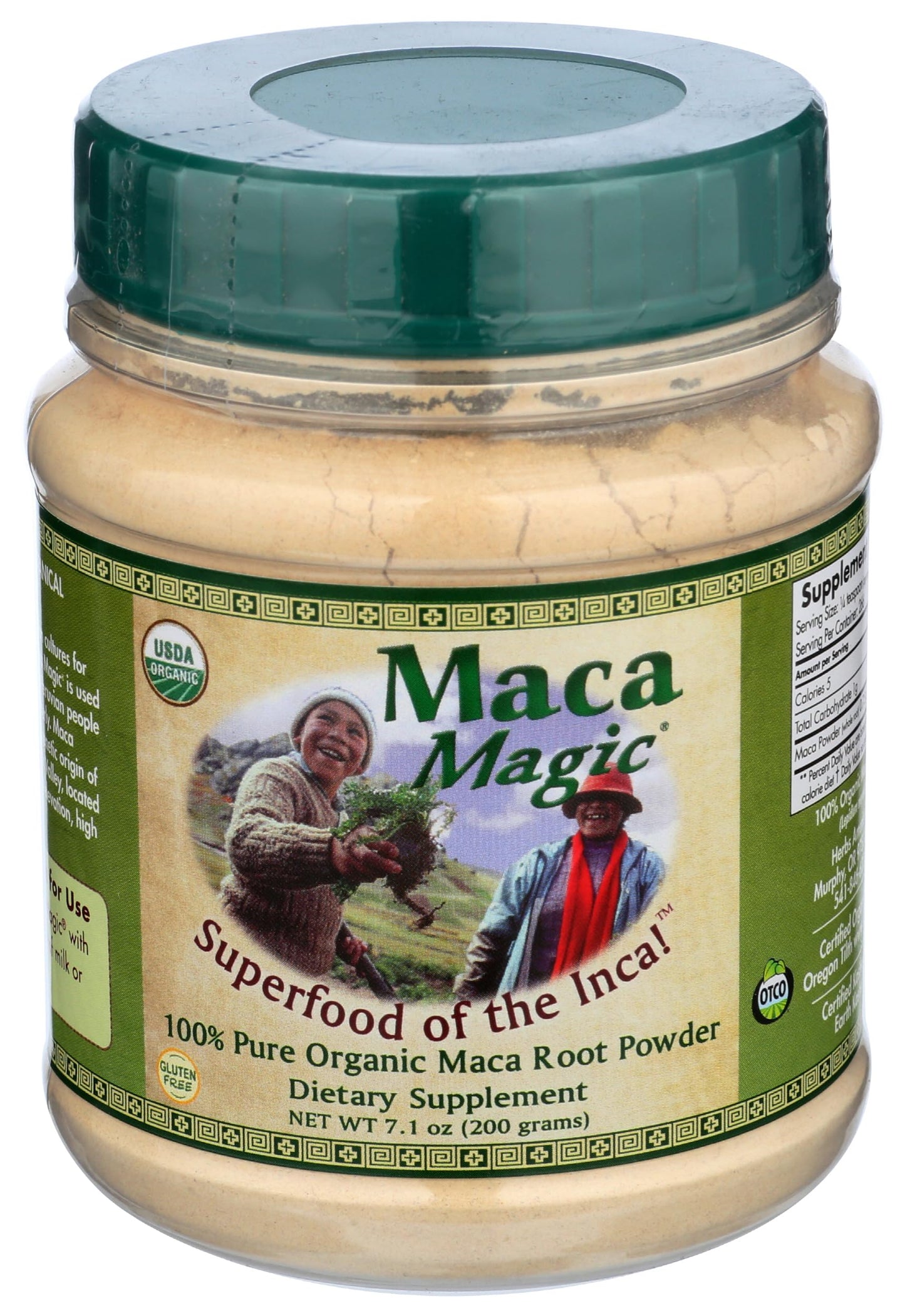 Maca Magic Organic Black Maca Powder - Raw 7.1 oz