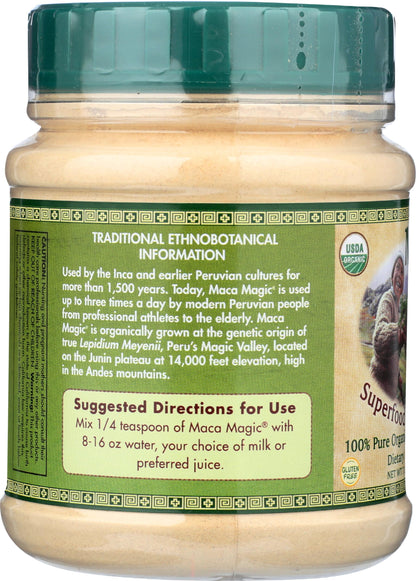 Maca Magic Organic Black Maca Powder - Raw 7.1 oz
