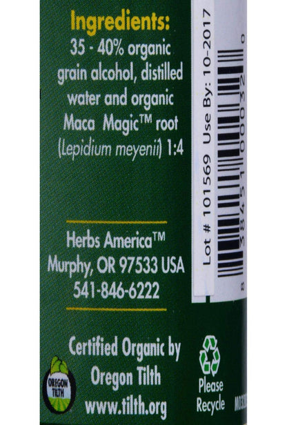 Maca Magic Organic Maca Extract (2oz) – Full Spectrum Peru Maca