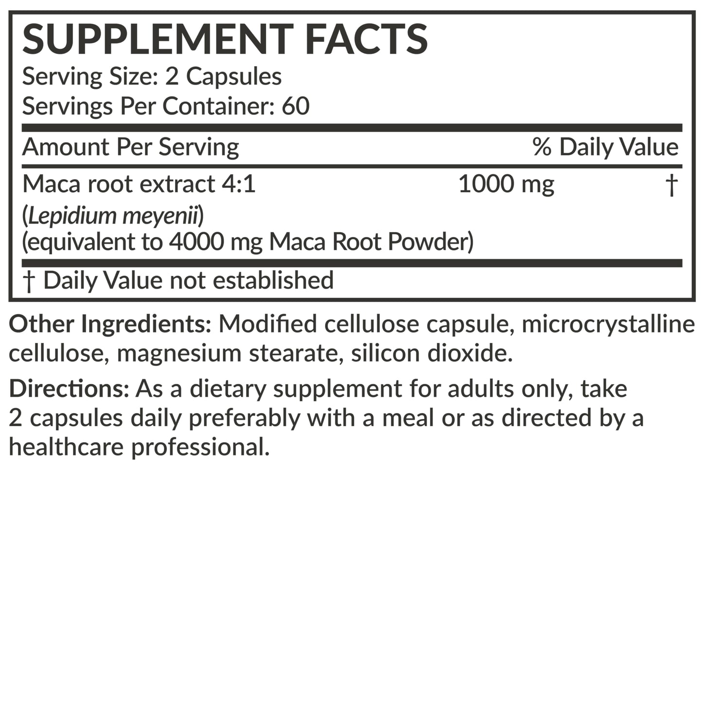 Futurebiotics Maca Root Extra Strength – Energy, Stamina & Reproductive Health | Non-GMO, 120 Veg Capsules