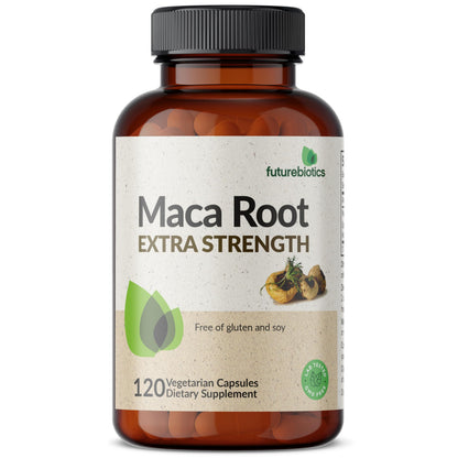 Futurebiotics Maca Root Extra Strength – Energy, Stamina & Reproductive Health | Non-GMO, 120 Veg Capsules