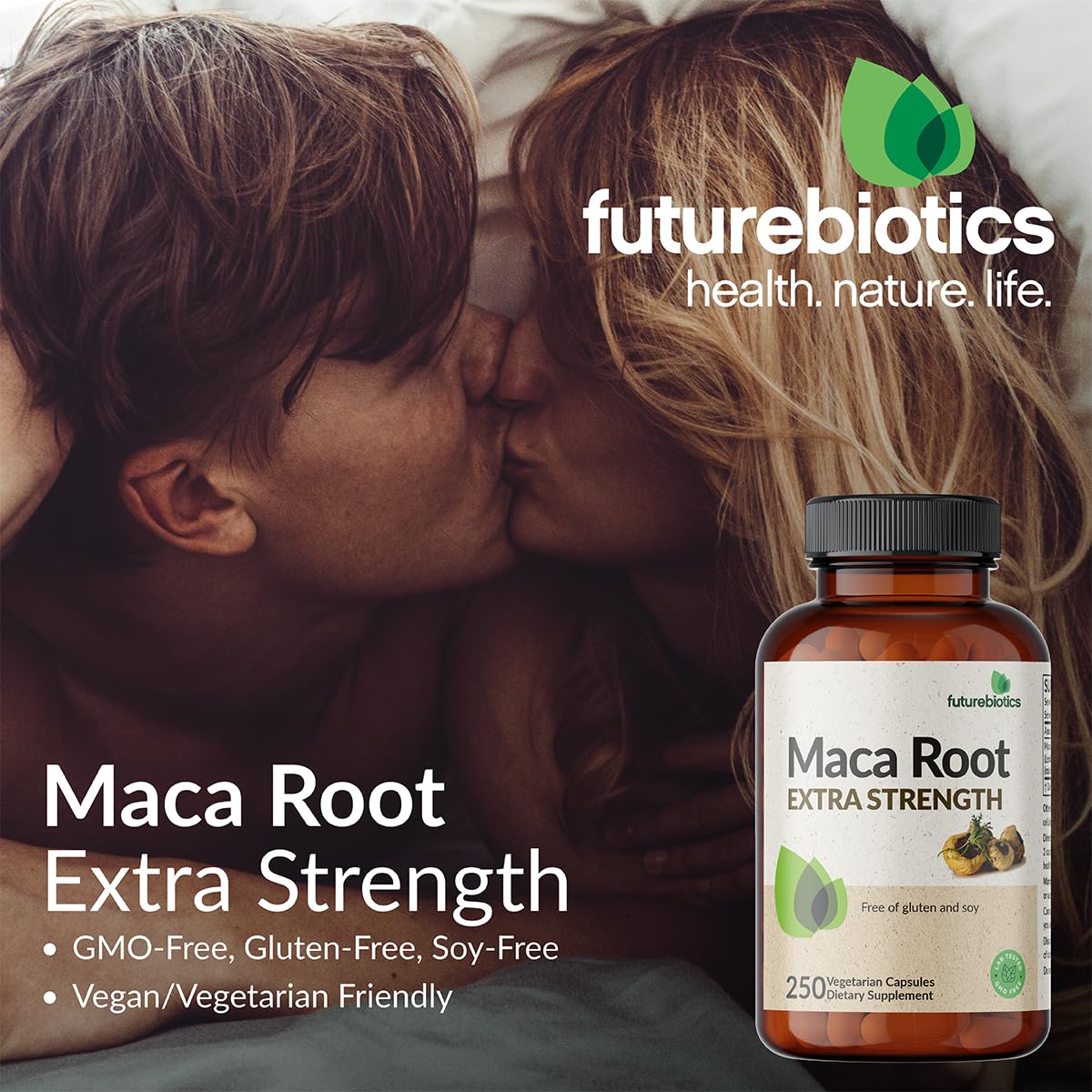 Futurebiotics Maca Root Extra Strength – Energy, Stamina & Reproductive Health | Non-GMO, 120 Veg Capsules