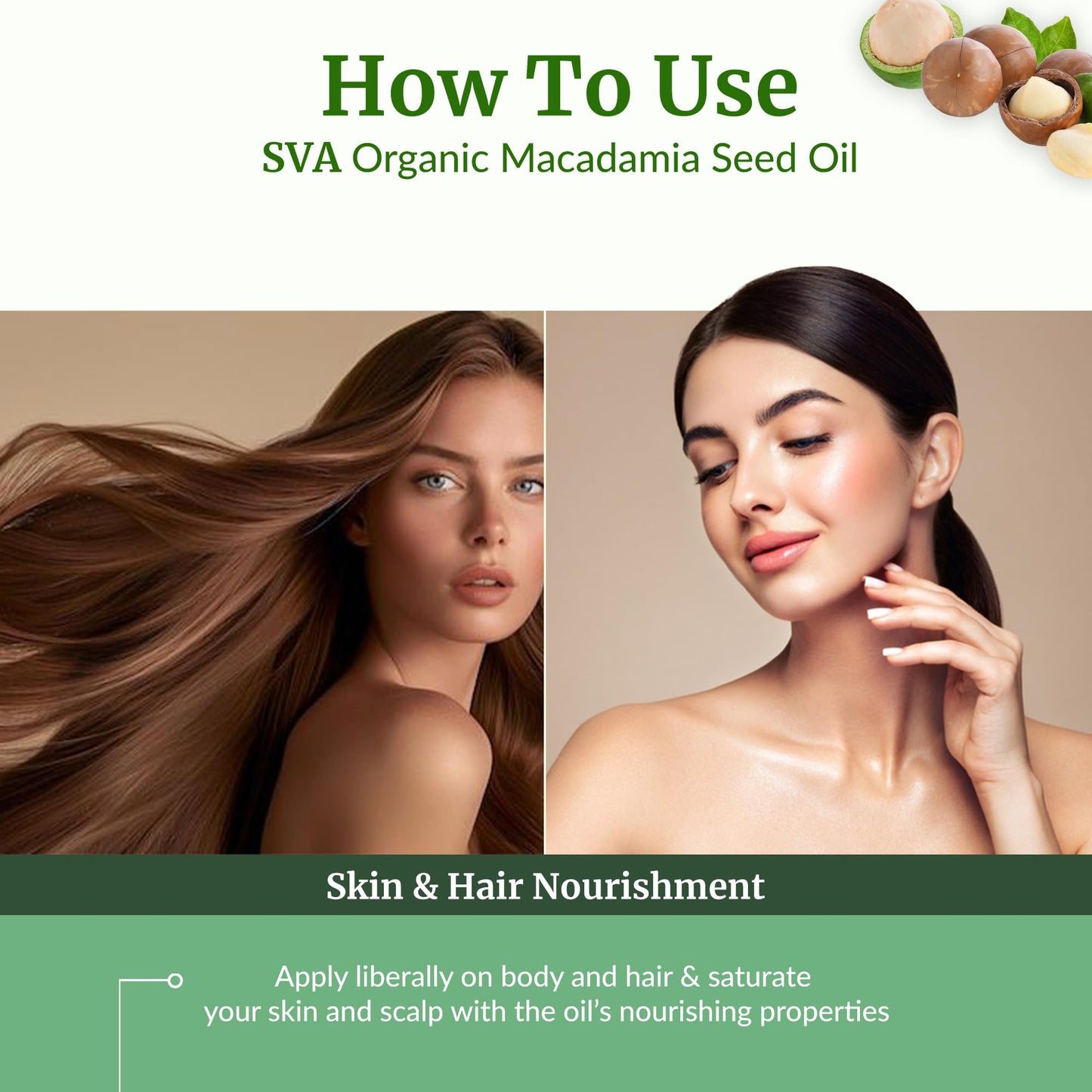 SVA Macadamia Seed Oil Organic - 4 Fl Oz Cold Pressed Carrier Oil