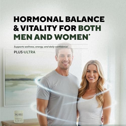 MACAPLUS+ Black Maca Root + Ashwagandha + Fenugreek - #1 Highest Potency Black Maca Root 40,000mg 40x Strength Organic Capsules for Men and Women Supplement 100% Pure Maca Peruana 40:1 Powder Pills