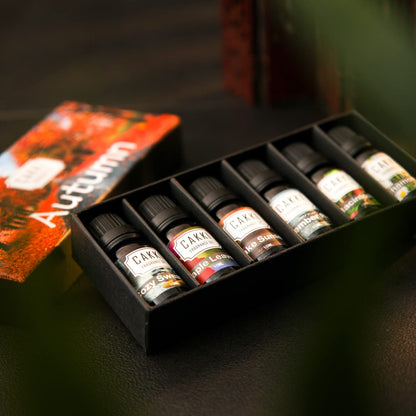 Autumn Essential Oils for Diffusers - CAKKI 6x10ml Fragrance Oils