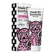 Made By Dentists - Toothpaste for Kids - Cheetah Dust (Strawberry) 3 Pack