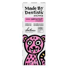 Made By Dentists - Toothpaste for Kids - Cheetah Dust (Strawberry) 3 Pack