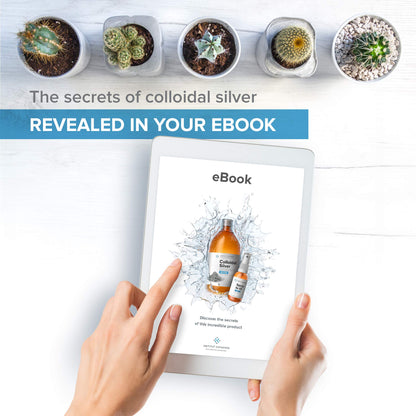 Premium Colloidal Silver Spray 40 PPM - 1 oz | 100% Natural | Includes Free E-book | Lab Certified