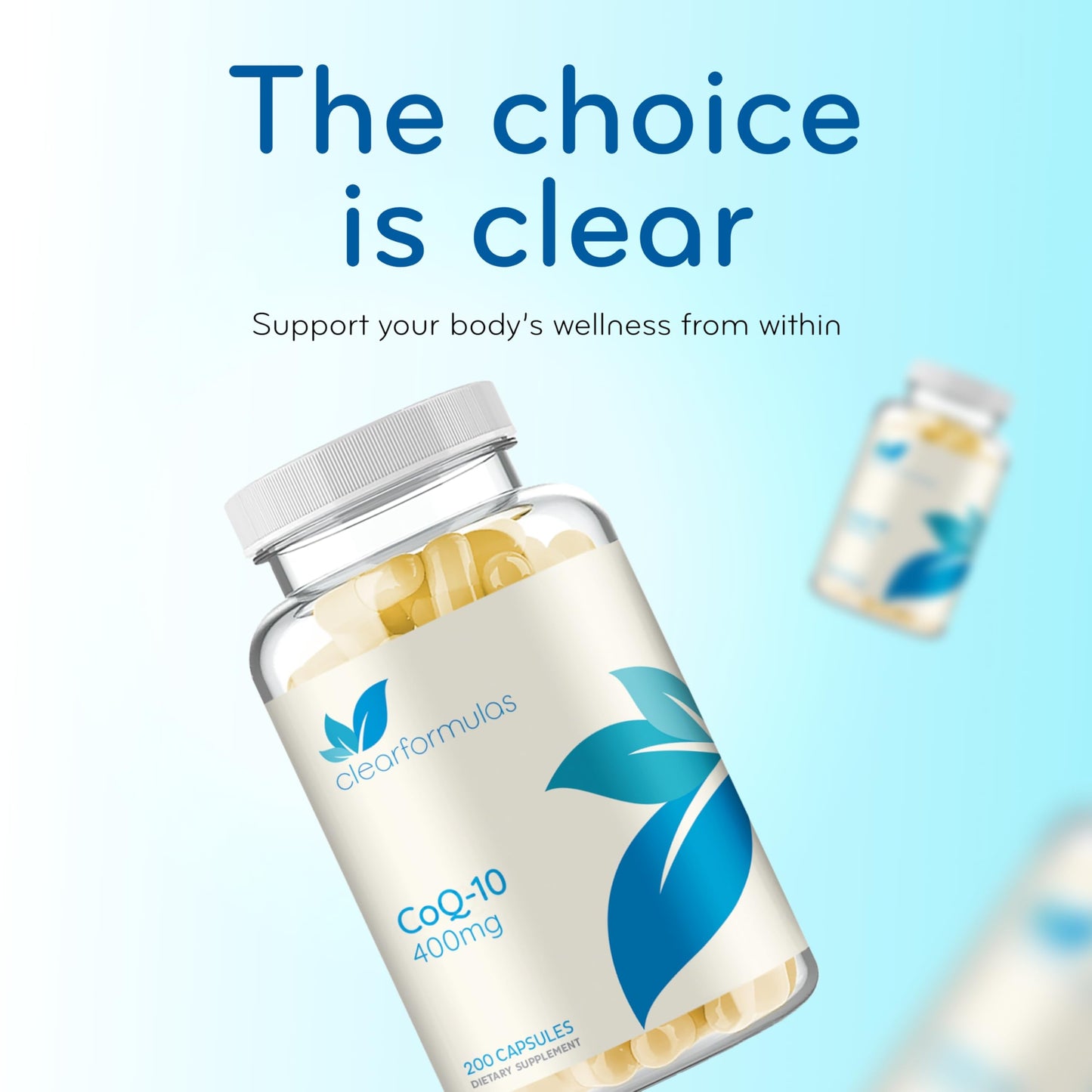 Quick Absorption CoQ10 400mg Capsules – Ubiquinone 400mg for Heart Health & Aging Support | Made in a cGMP US Lab
