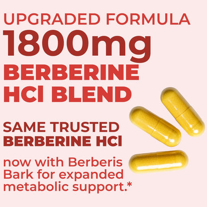 Vimerson Health Berberine 1800mg – Immune, Cardiovascular & Gut Support | Vegan & Non-GMO