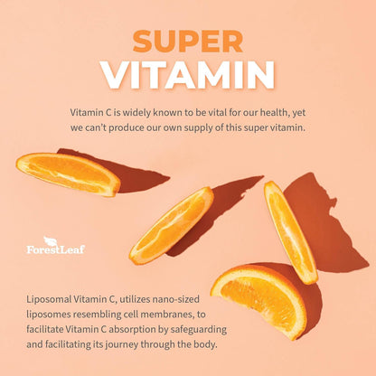 ForestLeaf Liposomal Vitamin C 1000mg Capsules | High-Dose Liposomal Vitamin C