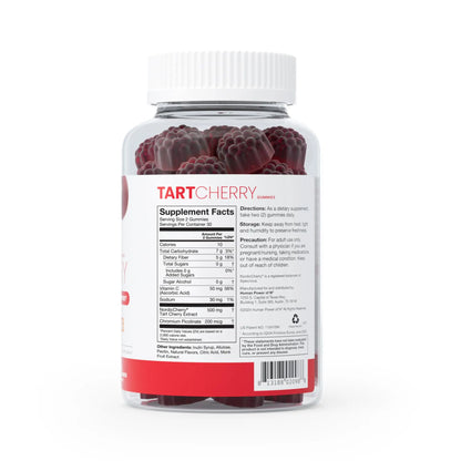 Humann Tart Cherry Gummies – NSF Certified Sport, Sugar-Free & Vegan BritishVita | Premium UK Vitamins & Wellness Supplements