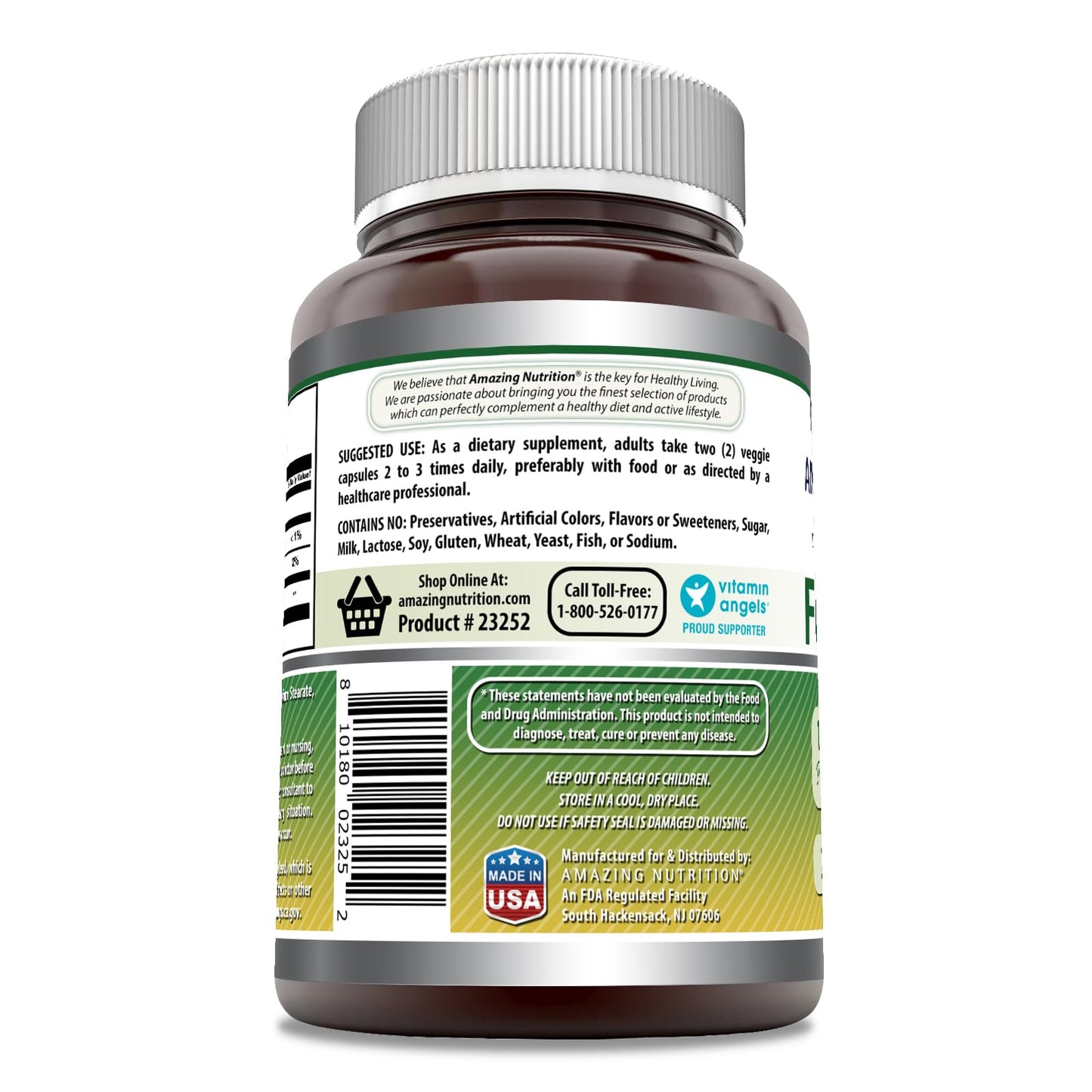 Amazing Formulas Fenugreek Seed Supplement | 610 Mg | 360 Veggie Capsules | Non-GMO | Gluten Free | Made in USA (Pack of 2)