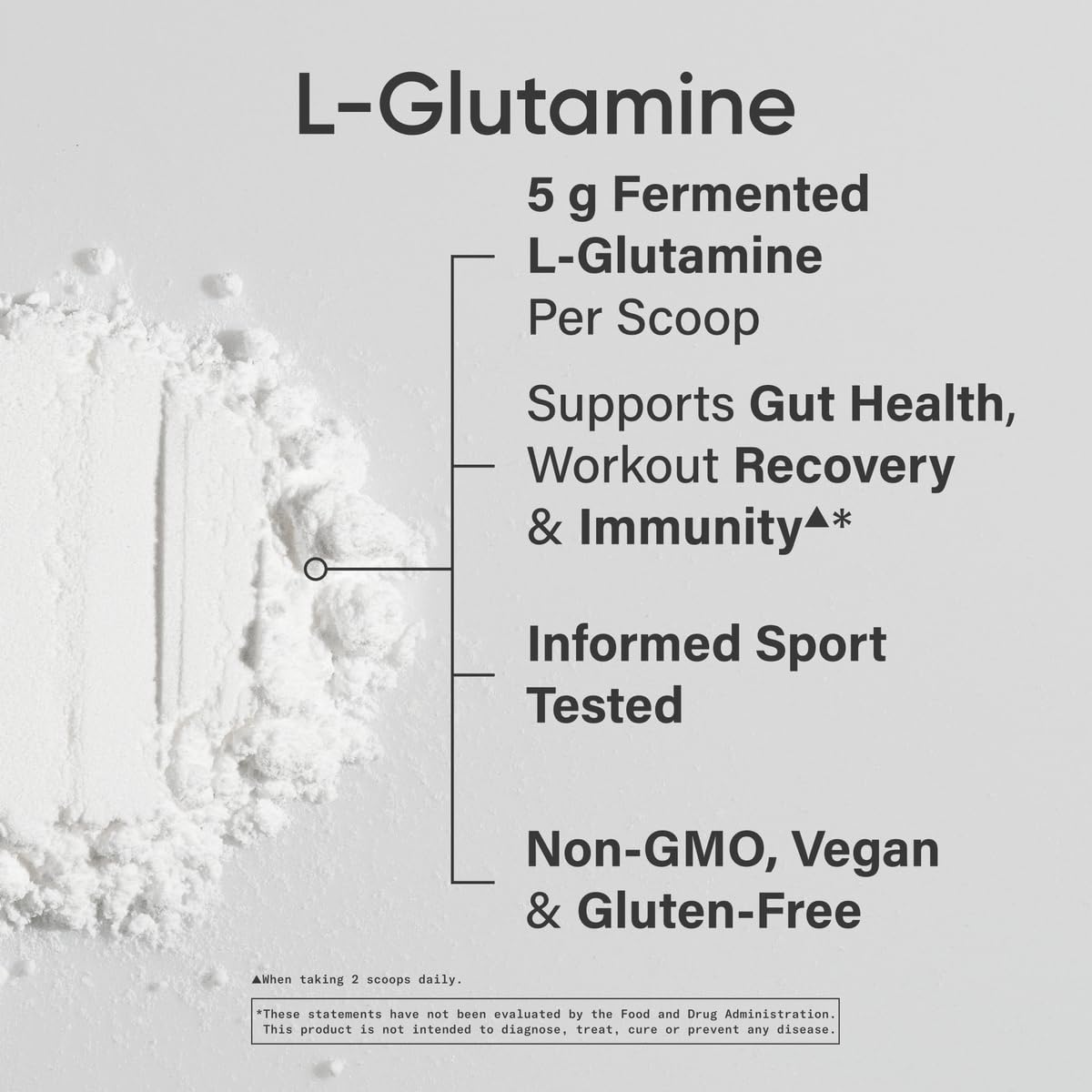 Sports Research L-Glutamine - 5 g Per Serving | Workout Recovery, Gut & Immune Health - 10.58 oz