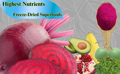 Beets Superfoods Blended Powder Juice – Nitric Oxide Booster & Energy Blend