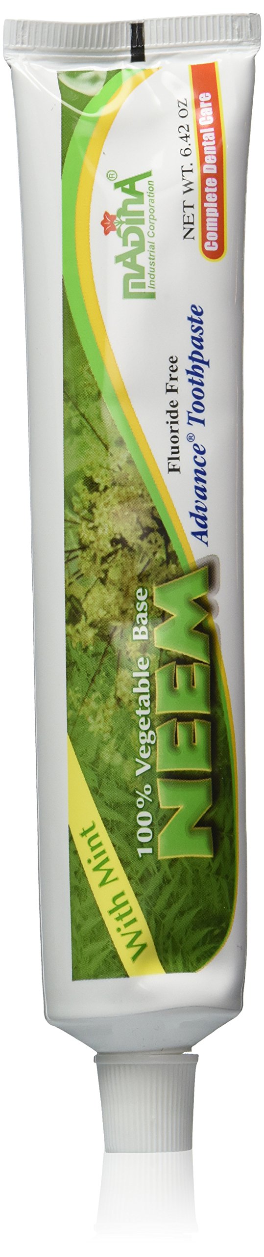 Madina 100% Vegetable Base Neem Toothpaste 6.42oz with Mint – Natural Oral Care