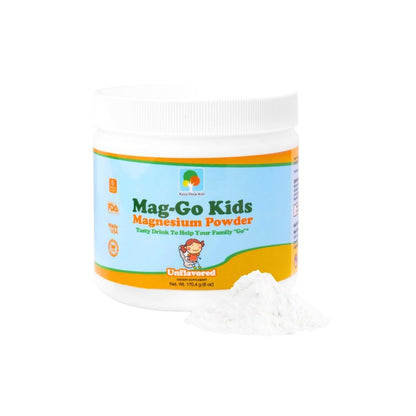 Raise Them Well Mag-Go Kids Magnesium Powder – Constipation Relief (Unflavored) | 140 Servings