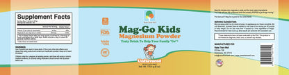 Raise Them Well Mag-Go Kids Magnesium Powder – Constipation Relief (Unflavored) | 140 Servings
