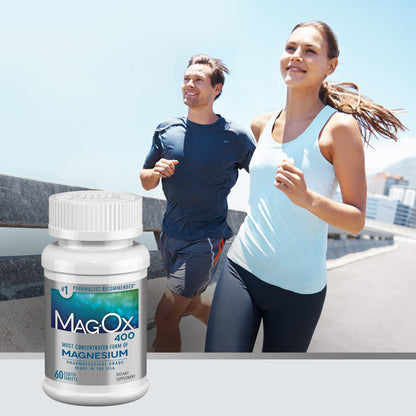 Mag-Ox 400 Magnesium Oxide – 482 mg per Dose, 120 Tablets, Pack of 2 | Pharmaceutical Grade