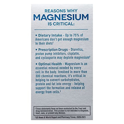 Mag-Ox 400 Magnesium Oxide – 482 mg per Dose, 120 Tablets, Pack of 2 | Pharmaceutical Grade