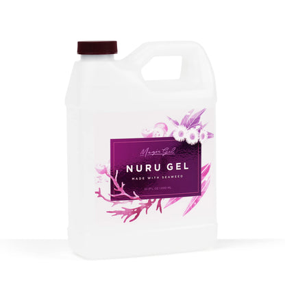 Magic Gel Nuru Massage Therapy Gel – 33.8 fl oz – Clear, Fragrance-Free, Made in USA