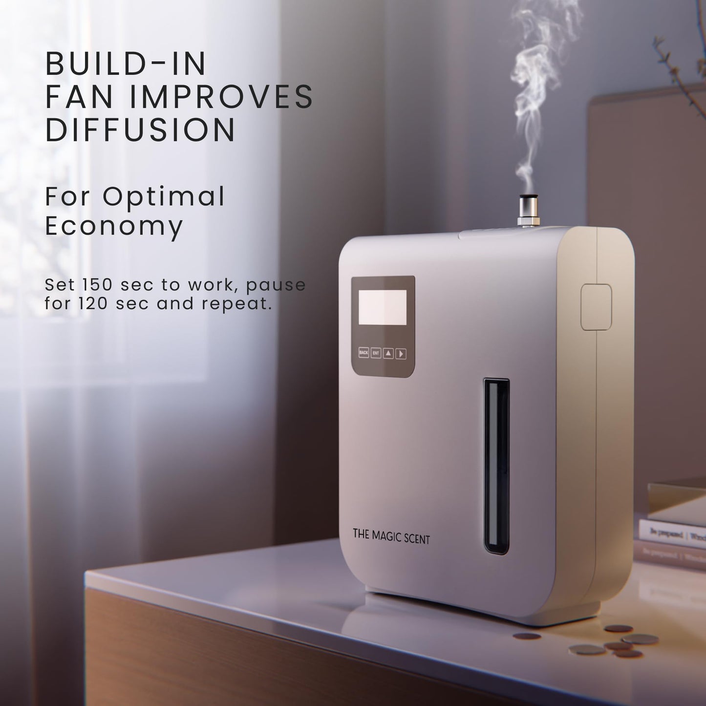 The Magic Scent Diffuser – Waterless Nebulizing Scent Machine for Home & HVAC