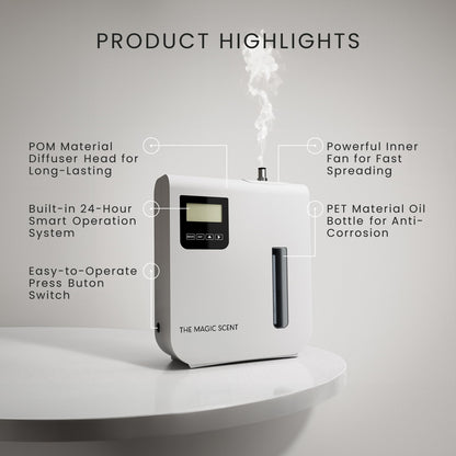 The Magic Scent Diffuser – Waterless Nebulizing Scent Machine for Home & HVAC