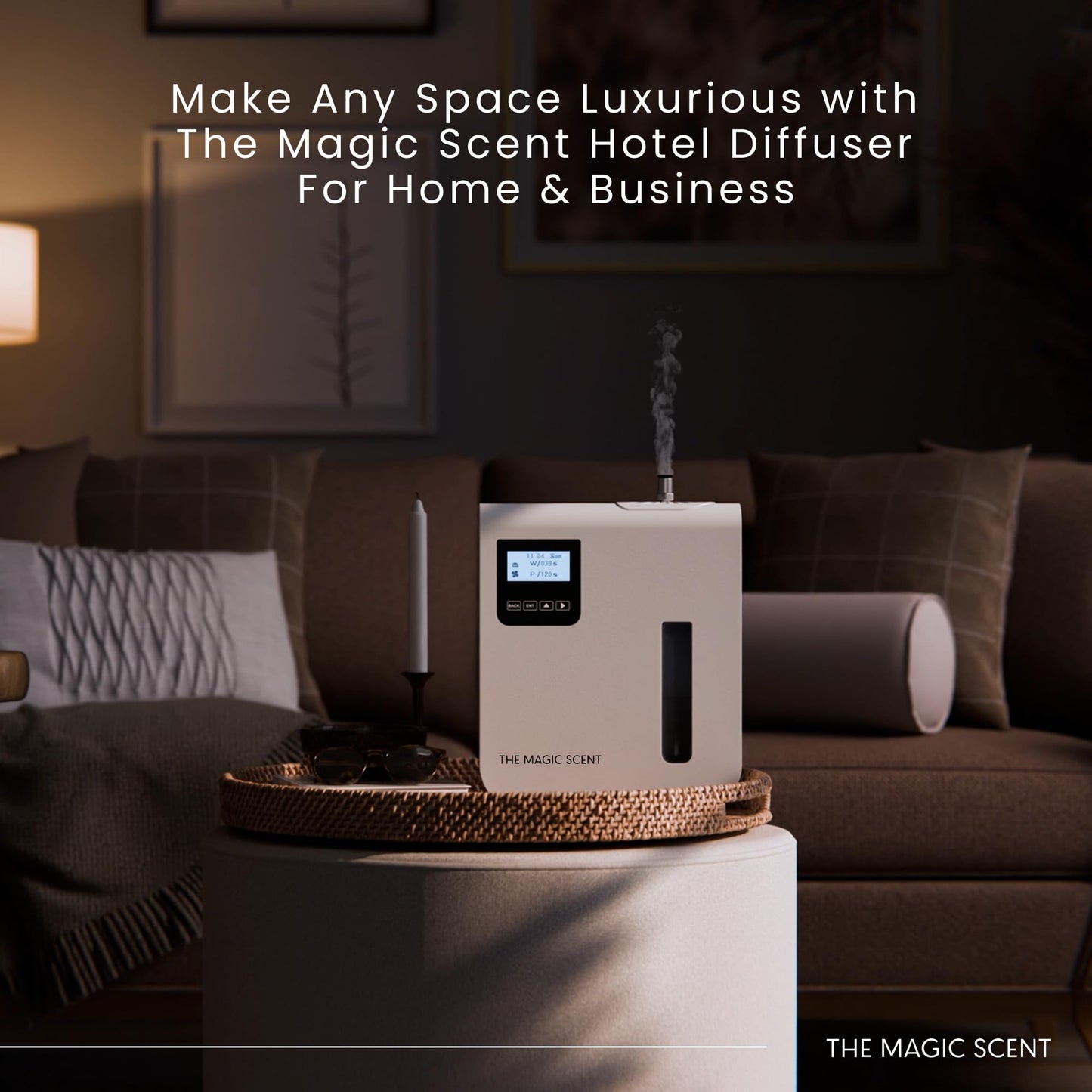 The Magic Scent Diffuser – Waterless Nebulizing Scent Machine for Home & HVAC
