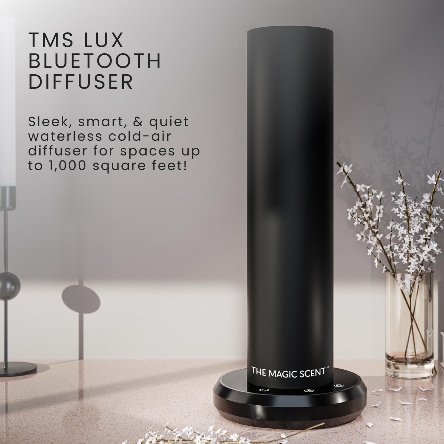 The Magic Scent Bluetooth Tower Diffuser - Waterless, Ultra-Quiet