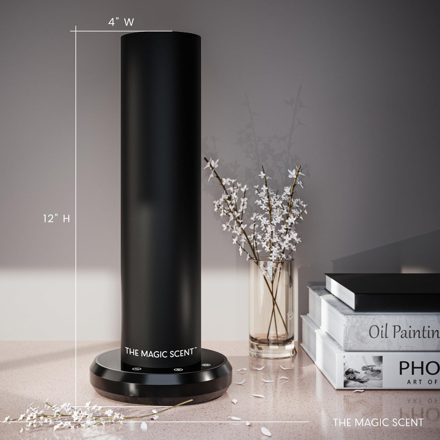 The Magic Scent Bluetooth Tower Diffuser - Waterless, Ultra-Quiet