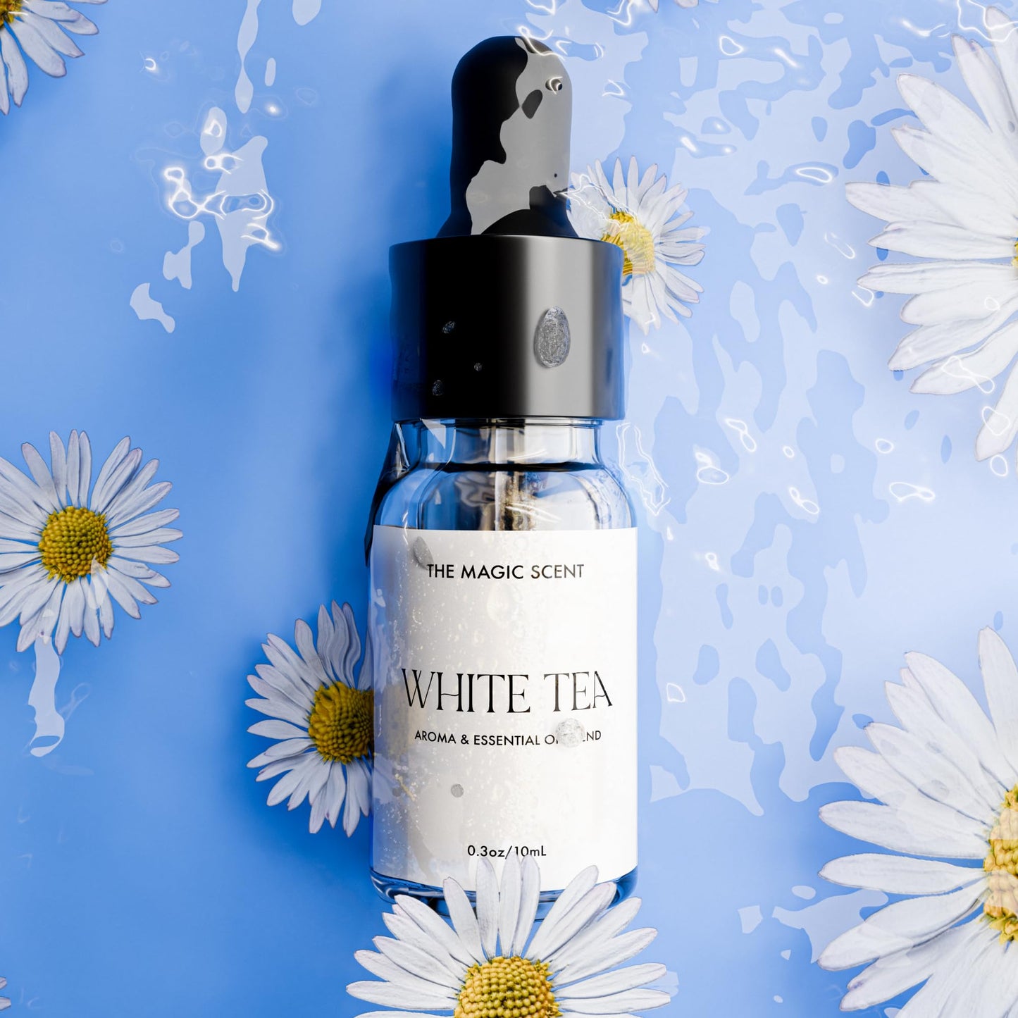 The Magic Scent White Tea Diffuser Oil - Hotel & Home Luxury Scents - 0.3 oz / 10 mL