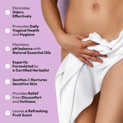 Magic V Steam Yoni Oil for Women – Organic Vaginal Care, pH Balance, Odor Control, Peach Scent