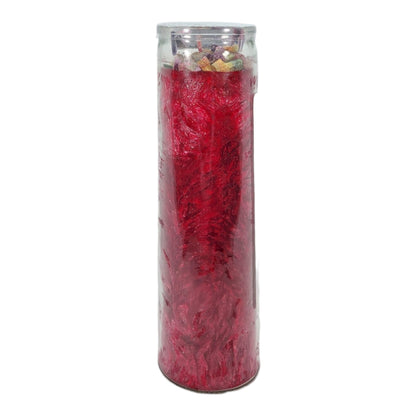 MAGICK SPACE Conquering Love Palm Wax Candle - Red | Spiritual Intention