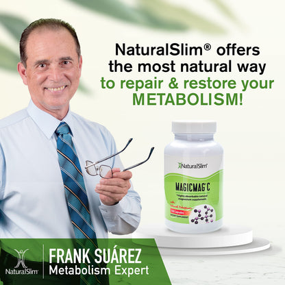 MagicMag C by NaturalSlim | Magnesium Citrate + Potassium for Sleep & Muscle Support