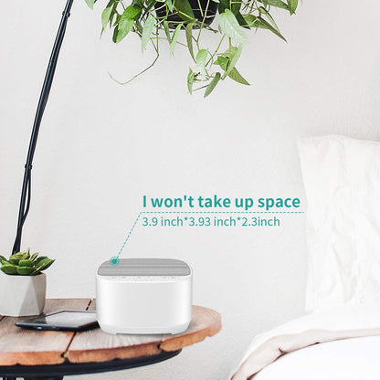 Magicteam Sleep Sound Machine – 40 Soothing Sounds, Memory Function, 32 Volume Levels, AC/USB