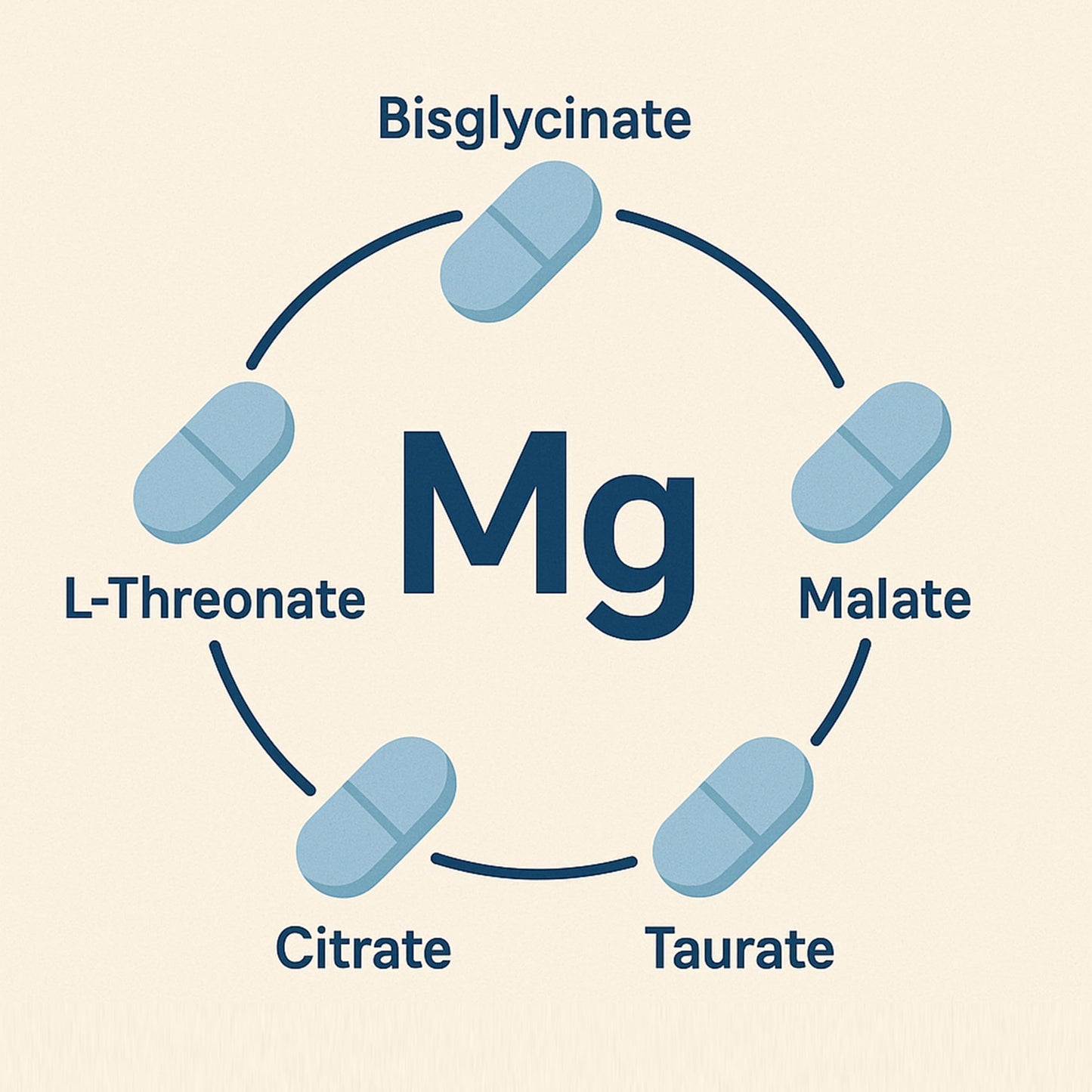 Magnesium 5-in-1 Complex 1950mg – Sleep, Stress & Energy Support
